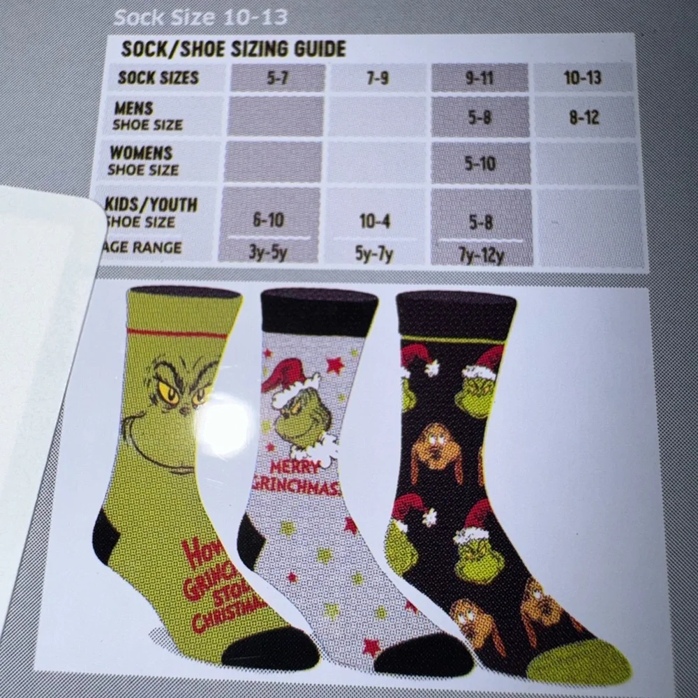 Dr. Seuss Who Hash 3 PR Crew Socks